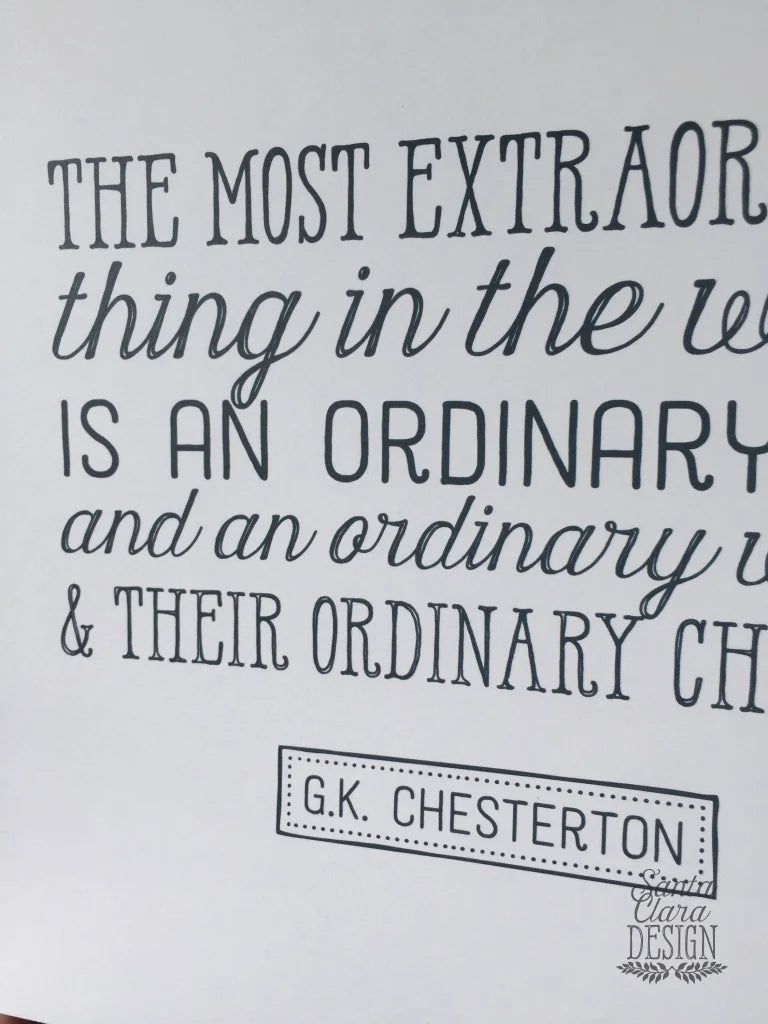 Father's Day Print, Chesterton, gift for dad, dad birthday, fathers day print, wedding gift for dad, Chesterton print, to dad from daughter