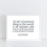 Father's Day Print, Chesterton, gift for dad, dad birthday, fathers day print, wedding gift for dad, Chesterton print, to dad from daughter