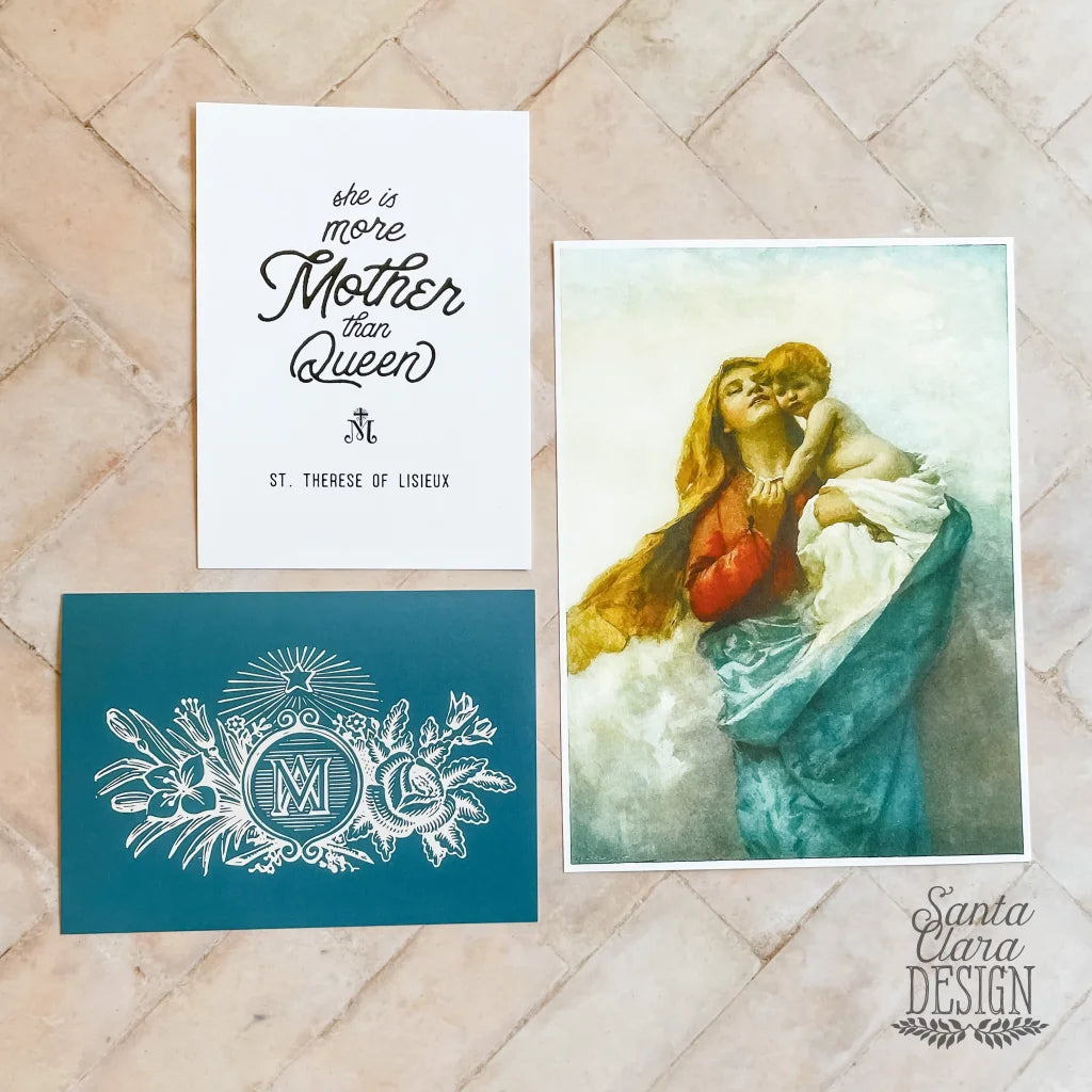 Our Lady Of Purity Mary Art Print Art Decor