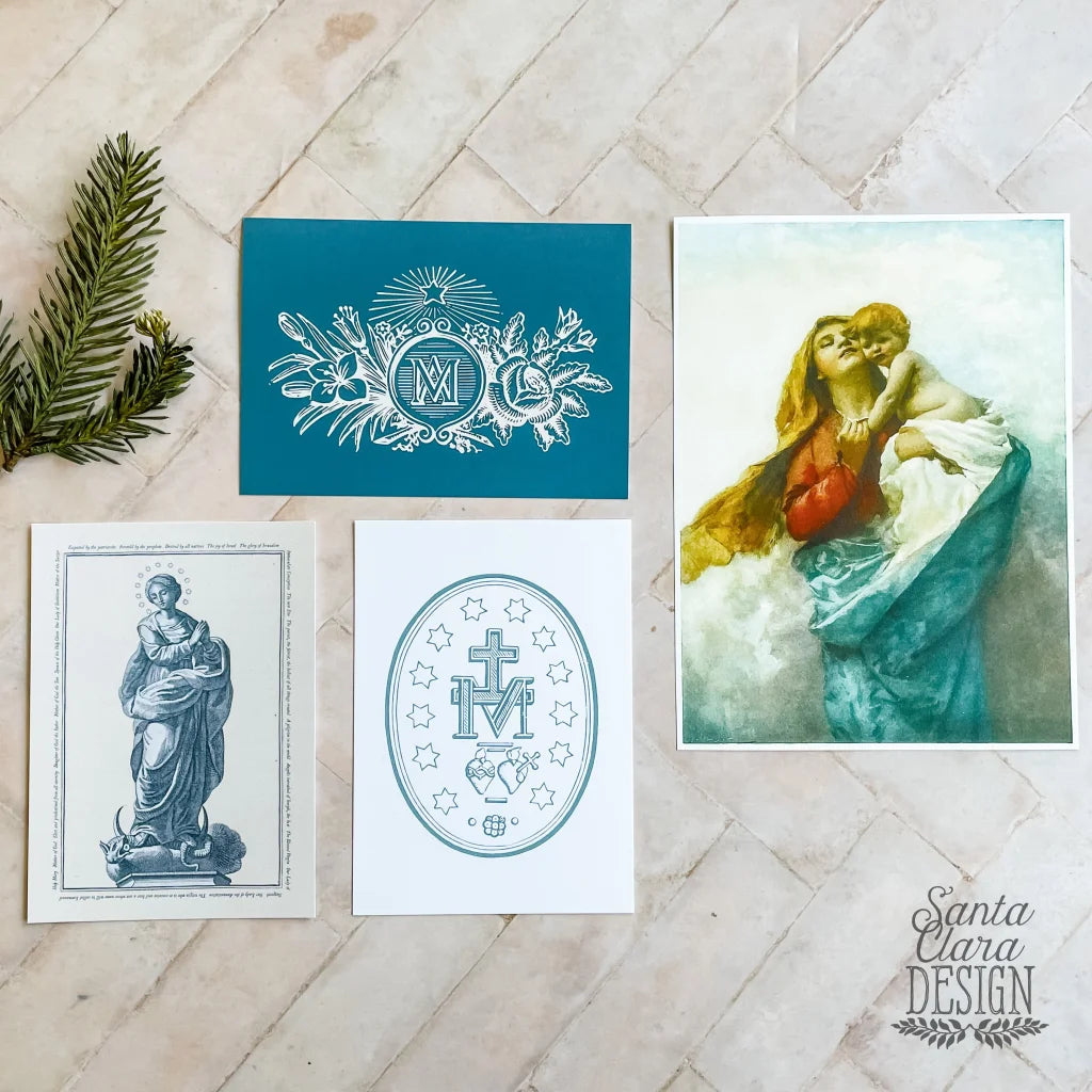 Our Lady Of Purity Mary Art Print Art Decor