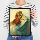 Our Lady Of Purity Mary Art Print Art Decor