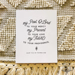 Padre Pio "My Past to Your Mercy" Quote Print | Catholic Print | Catholic wall Art
