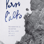 Blessed Pier Giorgio Frassati Print "Verso l'Alto" Catholic Saint Quote, Confirmation Gift, Catholic Print, Wall Art, Saint Print