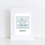 Father's Day Print, Proverbs, gift for dad, dad birthday gift, fathers day print, wedding gift for dad, Bible Verse, to dad from daughter