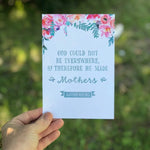 Rudyard Kipling quote "God could not be everywhere" Art Quote, Mother's Day Print, Gift for Mom, Author Quote, Book Print, Mom Birthday