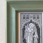 Saint Raphael the Archangel wall art print, Catholic home decor, angel gift, gift for her, wedding gift, catholic devotion, vintage Catholic - Saints - SantaClaraDesign