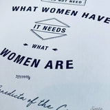 Edith Stein / St. Teresa Benedicta of the Cross Print "The World Needs Women" Saint Quote, Confirmation Gift, Catholic Print, Saint Print