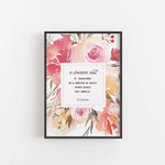 St. Edith Stein's Catholic quote "A woman's soul as a shelter" Catholic Art Print, Gift for her, Catholic Print, Catholic gift, mother's day