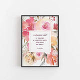 St. Edith Stein's Catholic quote "A woman's soul as a shelter" Catholic Art Print, Gift for her, Catholic Print, Catholic gift, mother's day
