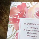 St. Edith Stein's Catholic quote "A woman's soul as a shelter" Catholic Art Print, Gift for her, Catholic Print, Catholic gift, mother's day