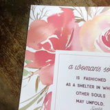 St. Edith Stein's Catholic quote "A woman's soul as a shelter" Catholic Art Print, Gift for her, Catholic Print, Catholic gift, mother's day