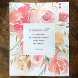 St. Edith Stein's Catholic quote "A woman's soul as a shelter" Catholic Art Print, Gift for her, Catholic Print, Catholic gift, mother's day