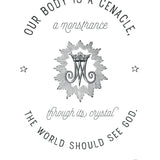 St. Gianna Molla Print "Our Body is a Cenacle" Catholic Saint Quote, Confirmation Gift, Catholic Print, Wall Art, Saint Print, Mothers Day