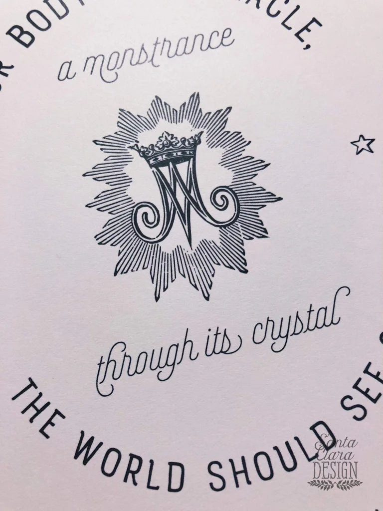 St. Gianna Molla Print "Our Body is a Cenacle" Catholic Saint Quote, Confirmation Gift, Catholic Print, Wall Art, Saint Print, Mothers Day