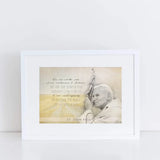 St. John Paul II Print 8x10 & 5x7, Santa Clara Design, Saint Quote Art, Catholic Poster,