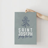 St. Joseph pray for us  print, Father's Day Print, gift dad, dad birthday, fathers day, wedding gift for dad, St. Joseph print, Catholic Dad
