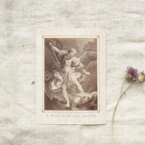 St Michael the Archangel, Catholic art print, Defender of the Church, Angel art, Catholic print, confirmation gift, baptism, saint quote,
