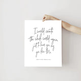 St. Teresa of Avila I would create the world again Catholic Art Print, Santa Clara Design, Saint Quote Art, Catholic Poster, Catholic gift