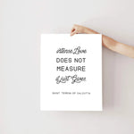 St. Teresa of Calcutta "Intense Love" Catholic art, Catholic Poster, Mother Teresa, Catholic Gifts, Saint Quote, Catholic Poster, Wedding