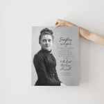 St. Therese of Lisieux "Everything is a grace... Catholic Saint Quote, Confirmation Gift, Catholic Art, Saint quote, Saint Art print