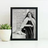St. Therese of Lisieux "God looks after every soul..." Catholic Saint Quote, Confirmation Gift, Catholic Print, Catholic Art, Saint quote