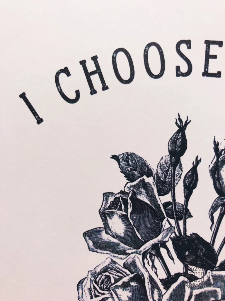St. Therese of Lisieux Print "I Choose All" Catholic Saint Quote, Confirmation Gift, Catholic Print, Wall Art, Saint Print, Confirmation