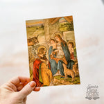 Stable Nativity Scene Vintage Art Print Bestsellers
