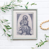Vintage Madonna And Child Vintage Style Catholic Art Print, Marian Art, Catholic Gift, Catholic Art, Catholic Gift, Mary Print, Christmas