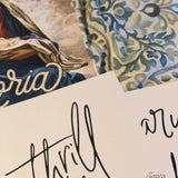 A Weary World Rejoices Art Print | O Holy Night Christmas Advent Catholic Poster | Catholic Decor | Christmas Print 5x7 8x10 11x14 & 16x20