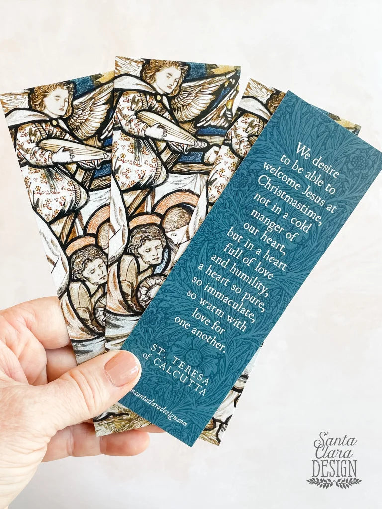Catholic Bookmark Set of 6, Assorted Multi-Pack, 6 unique bookmarks, 2-sided, reading Catholic, gift pack, prayer card, holy card