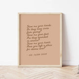 Fulton Sheen Catholic Lenten poster for home, Catholic quote art print, Lent Art, Good Friday Art Print, Lenten decor, confirmation, RCIA