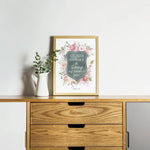 George Eliot Mother's Day Quote Print "I woke up..." Art print for mom, gift for her, mom birthday give, Quote are, loveing my mother's face