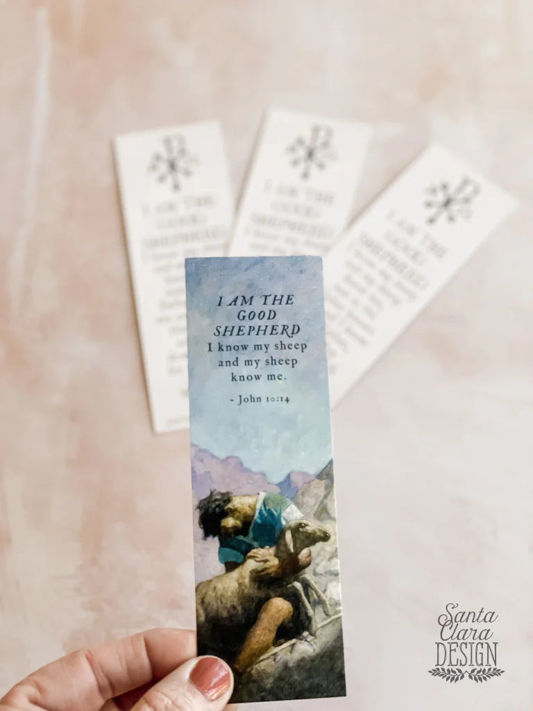 Good Shepherd Bookmark Set, 2-sided, prayer bookmark, prayer card, bible bookmark, Catholic bookmark, confirmation gift, retreat gift