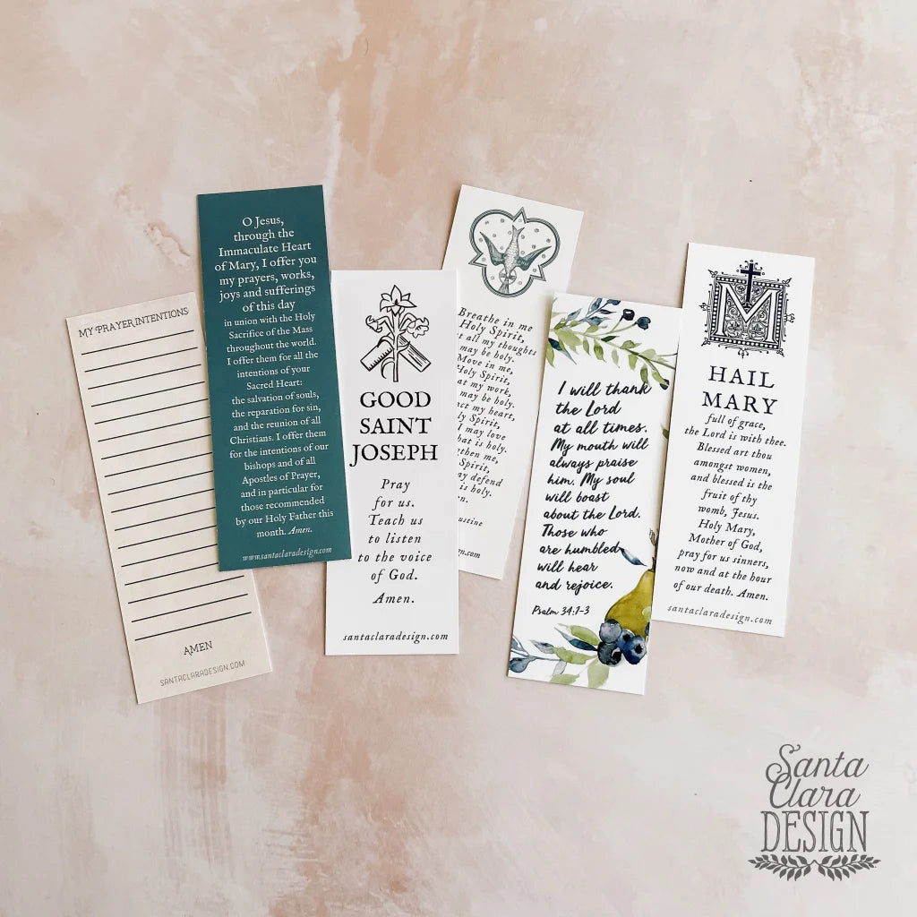 Holy Spirit Bookmarks, 2-sided, prayer bookmark, prayer card, bible bookmark, Catholic bookmark, confirmation gift, retreat gift