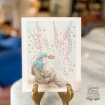 Mary and Crowned Infant Jesus Vintage Art Print | Christmas Advent Catholic Poster | Marian Decor | Blessed Mother & Christ Child