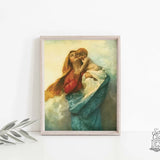 Our Lady Of Purity Mary Art Print Art Decor