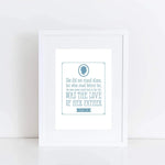 Father&#39;s Day Printable, Harper Lee, gift for dad, dad birthday gift, fathers day, wedding gift for dad, to dad from daughter
