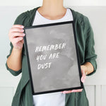 PRINTABLE "Remember you are dust" Lenten home Printable 8x10 Catholic art, printable prayer, Saint Quote, Catholic Posters, Lent decor