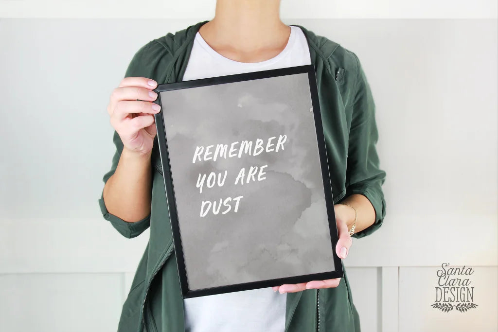 PRINTABLE "Remember you are dust" Lenten home Printable 8x10 Catholic art, printable prayer, Saint Quote, Catholic Posters, Lent decor