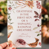 Blessed Solanus Casey Print "Gratitude" Catholic Saint Quote, Confirmation Gift, Catholic Print, Wall Art, Saint Print, Thanksgiving Art