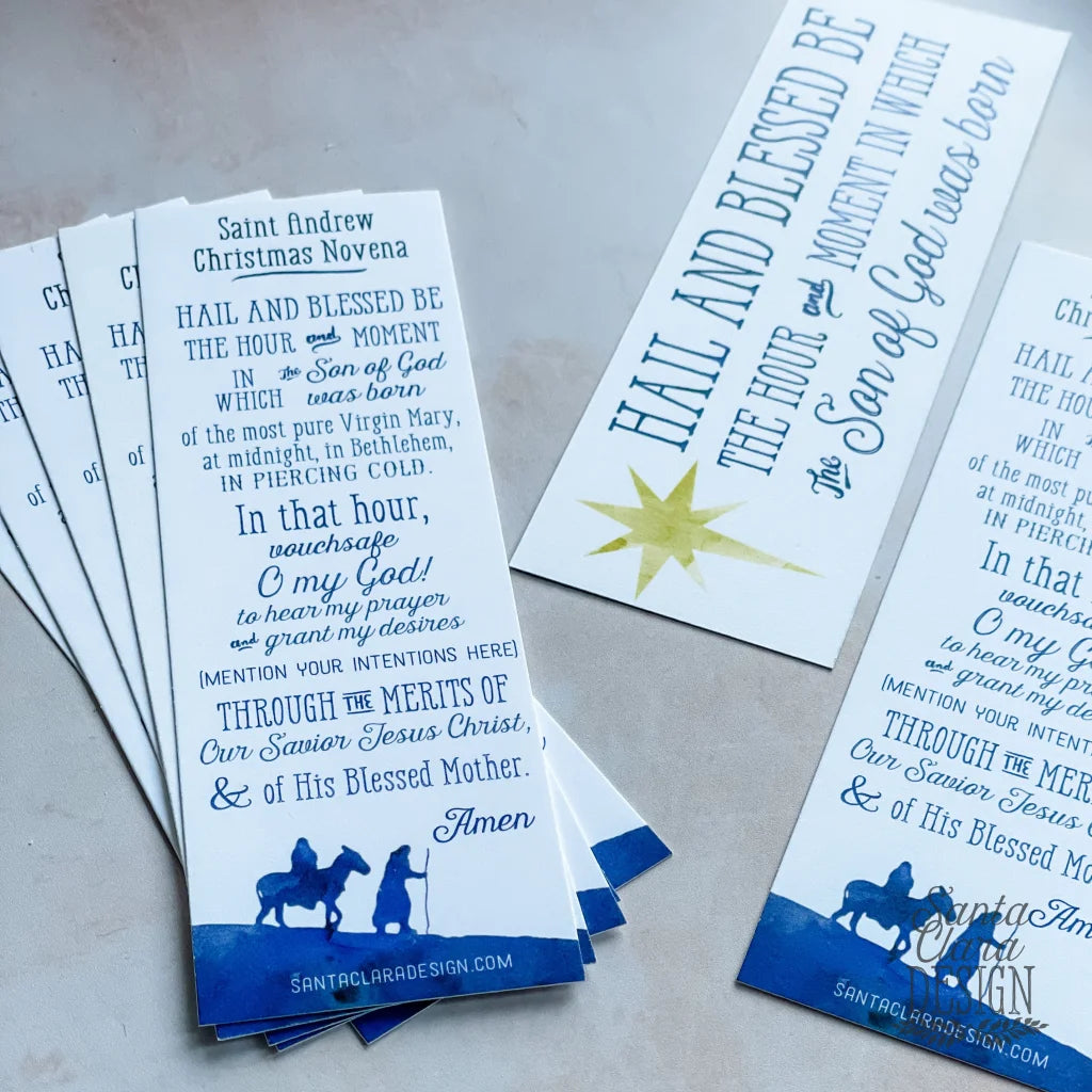 St. Andrew Novena Bookmarks Set