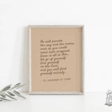 St. Catherine of Siena Lenten quote poster for home, Catholic art print, Lent Art, Good Friday Art Print, Lenten decor, confirmation, RCIA