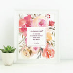 St. Edith Stein&#39;s Catholic quote &quot;A woman&#39;s soul as a shelter&quot; Catholic Art Print, Gift for her, Catholic Print, Catholic gift, mother&#39;s day