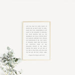 John Paul II Prayer for Families Catholic Print, Catholic Art, Saint Print, Saint Quote Art, Catholic Poster, Inspirational, Confirmation