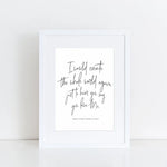 St. Teresa of Avila I would create the world again Catholic Art Print, Santa Clara Design, Saint Quote Art, Catholic Poster, Catholic gift