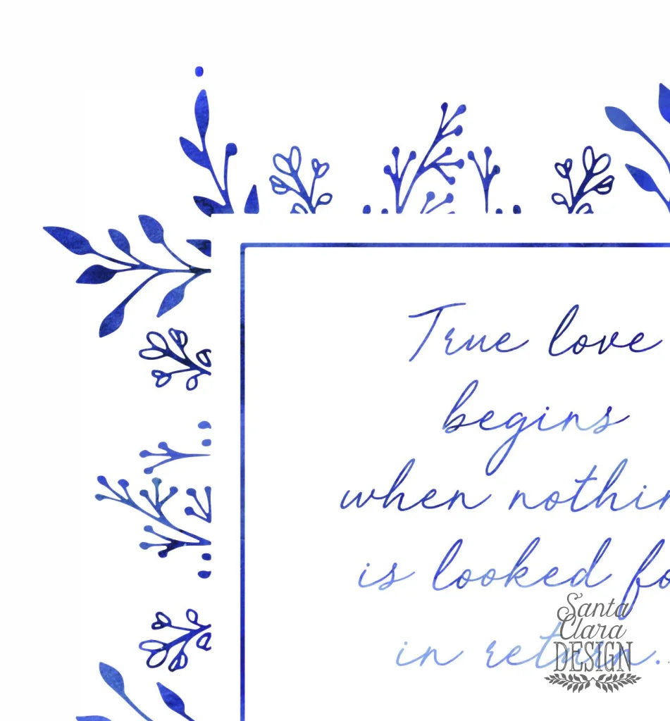 St. Therese of Lisieux quote &amp;quot;True love begins...&amp;quot; saint print, Catholic, mom, Women, mother&amp;#39;s day, gift for her, wedding gift, confirmation