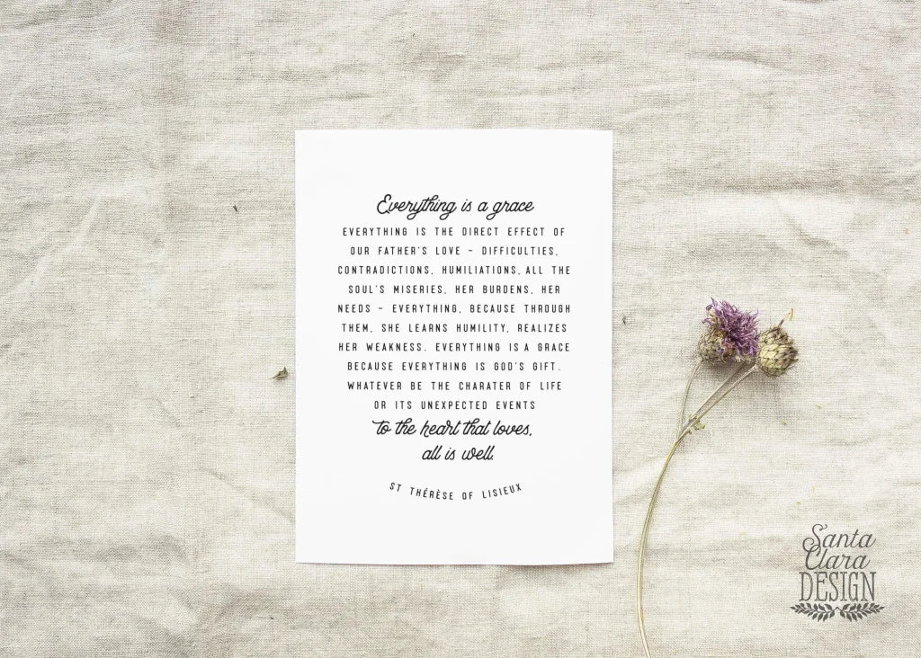 St. Therese of Lisieux &quot;To the heart that loves...&quot;  Catholic Saint Quote, Confirmation Gift, Catholic Art, Saint quote, Saint Art print