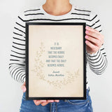 St. Zelie Martin "The Daily Becomes Heroic" Catholic Art Print, Catholic Home Decor, Saint Quote, Mom Gift, Printable Prayers, mother's Day