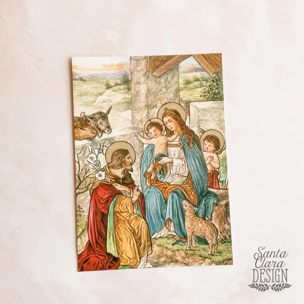 Stable Nativity Scene Vintage Art Print Bestsellers