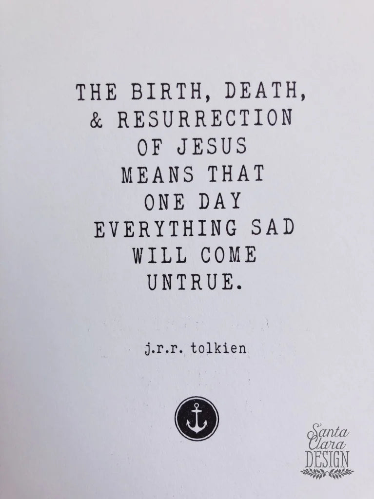 Tolkien &amp;quot;Resurrection&amp;quot; Easter Print | Easter Catholic Poster | RCIA Confirmation Baptism Gift | Easter Decor | Spring Print 5x7, 8x10